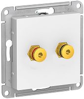 Розетка аудио без рамки Systeme Electric AtlasDesign 2-м. белый картинка